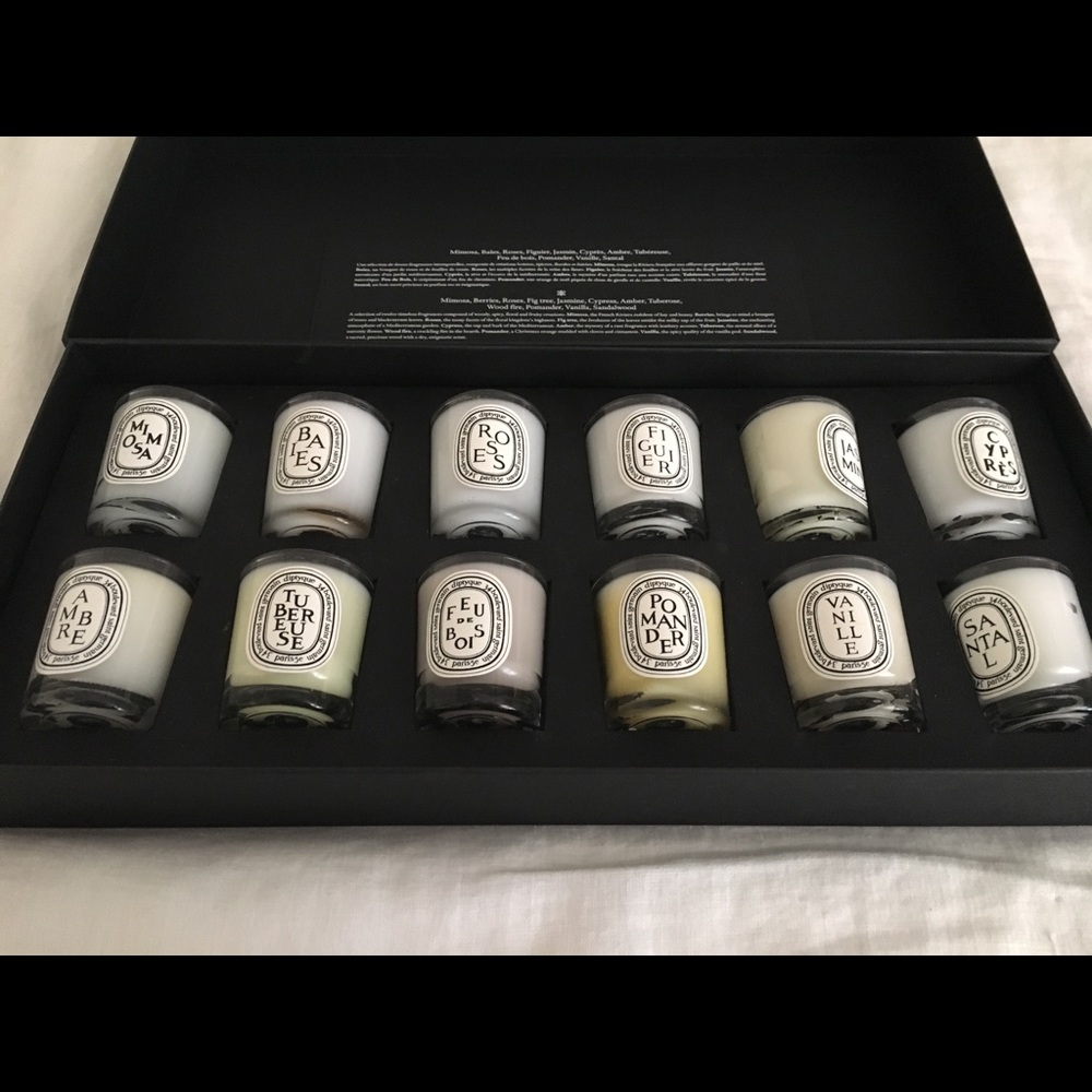 Diptyque 12-piece Mini candle set